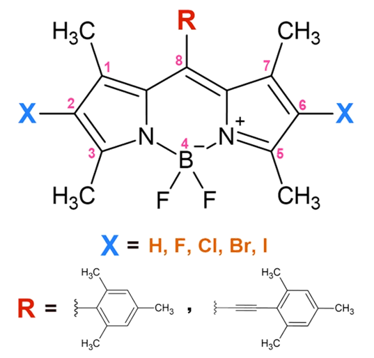 BODIPY Molecular Structure